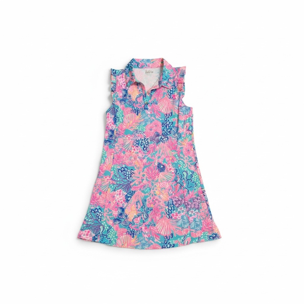 NWT Lilly Pulitzer Luxletic Silvia Floral Dress UPF 50+